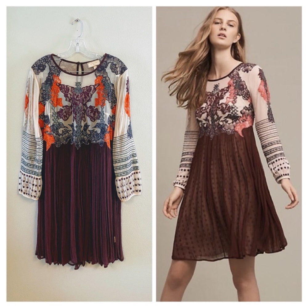 NWOT Anthro Moulinette Soeurs Lace Dress
